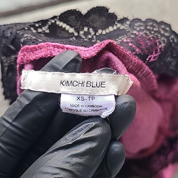 Kimchi Blue Red Ruched Off-Shoulder Bodycon Mini Dress - Picture 3 of 4